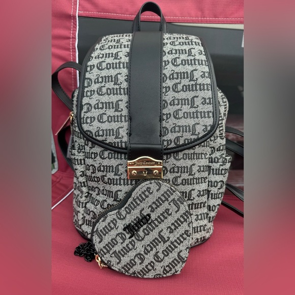 TWO PIECES ; JUICY COUTURE; BACKPACK & Wristlet; Brand New!TWO MATCHING PIECES!! - Picture 1 of 12